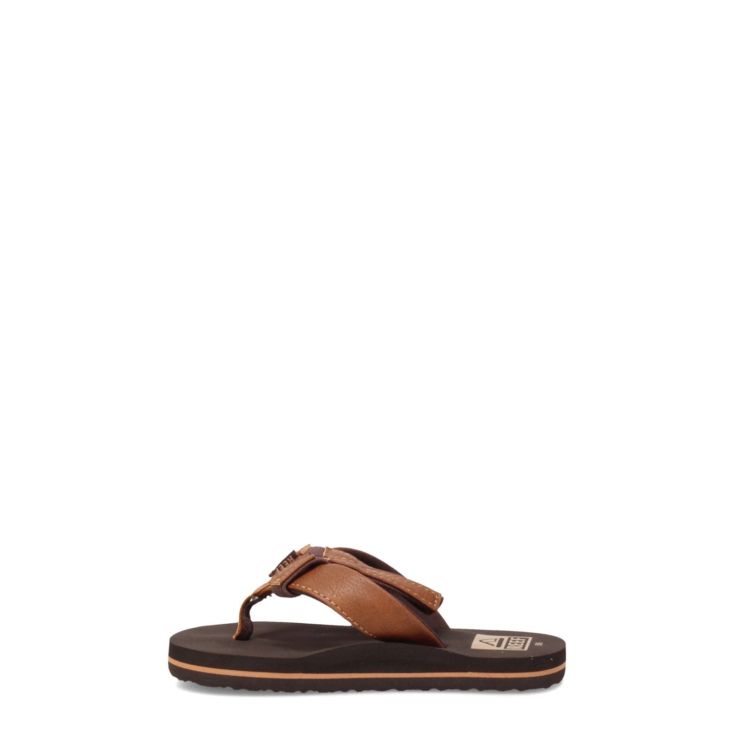Peltz Shoes Boy's Reef Little Twinpin Sandal - Toddler & Little Kid Brown RF005176-BRO