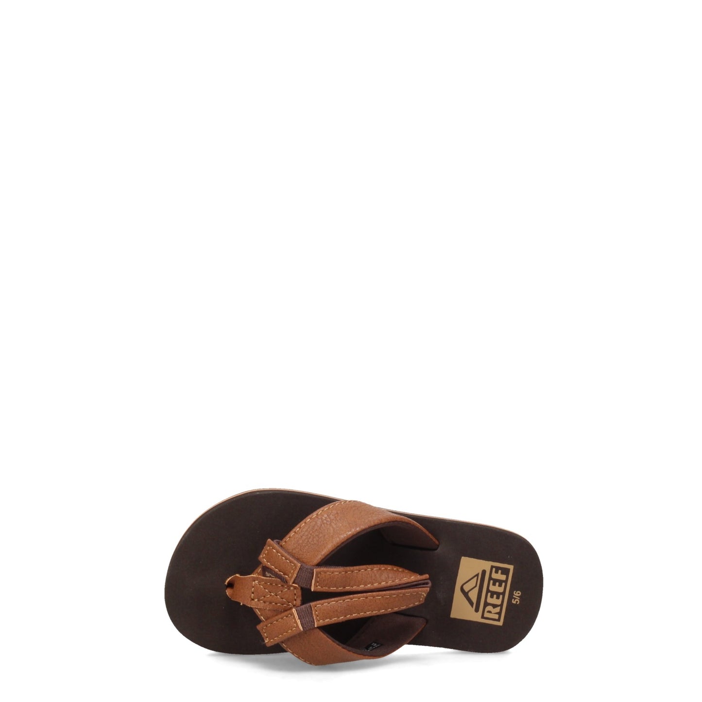 Peltz Shoes Boy's Reef Little Twinpin Sandal - Toddler & Little Kid Brown RF005176-BRO
