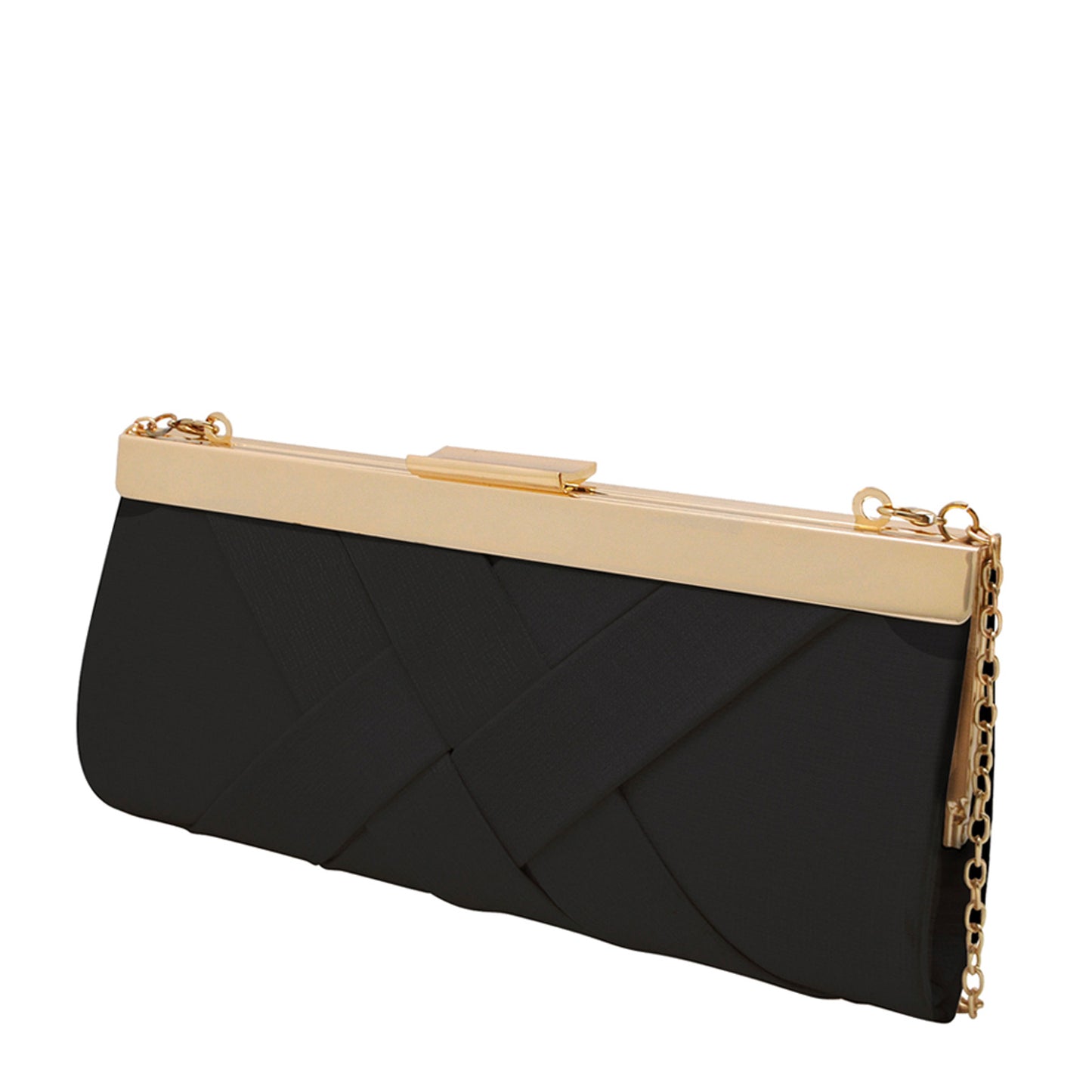 Peltz Shoes Women's La Regale Nora Clutch BLACK RL30802-BLK