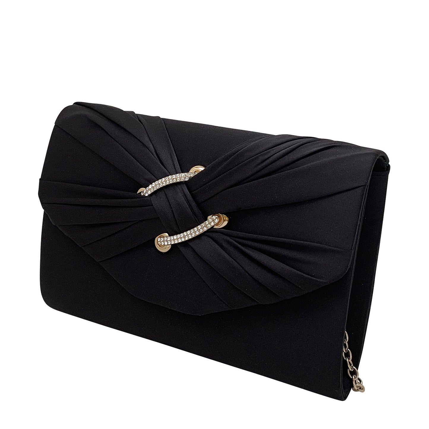 Peltz Shoes Women's La Regale Keliy Clutch BLACK RL30979-BLK