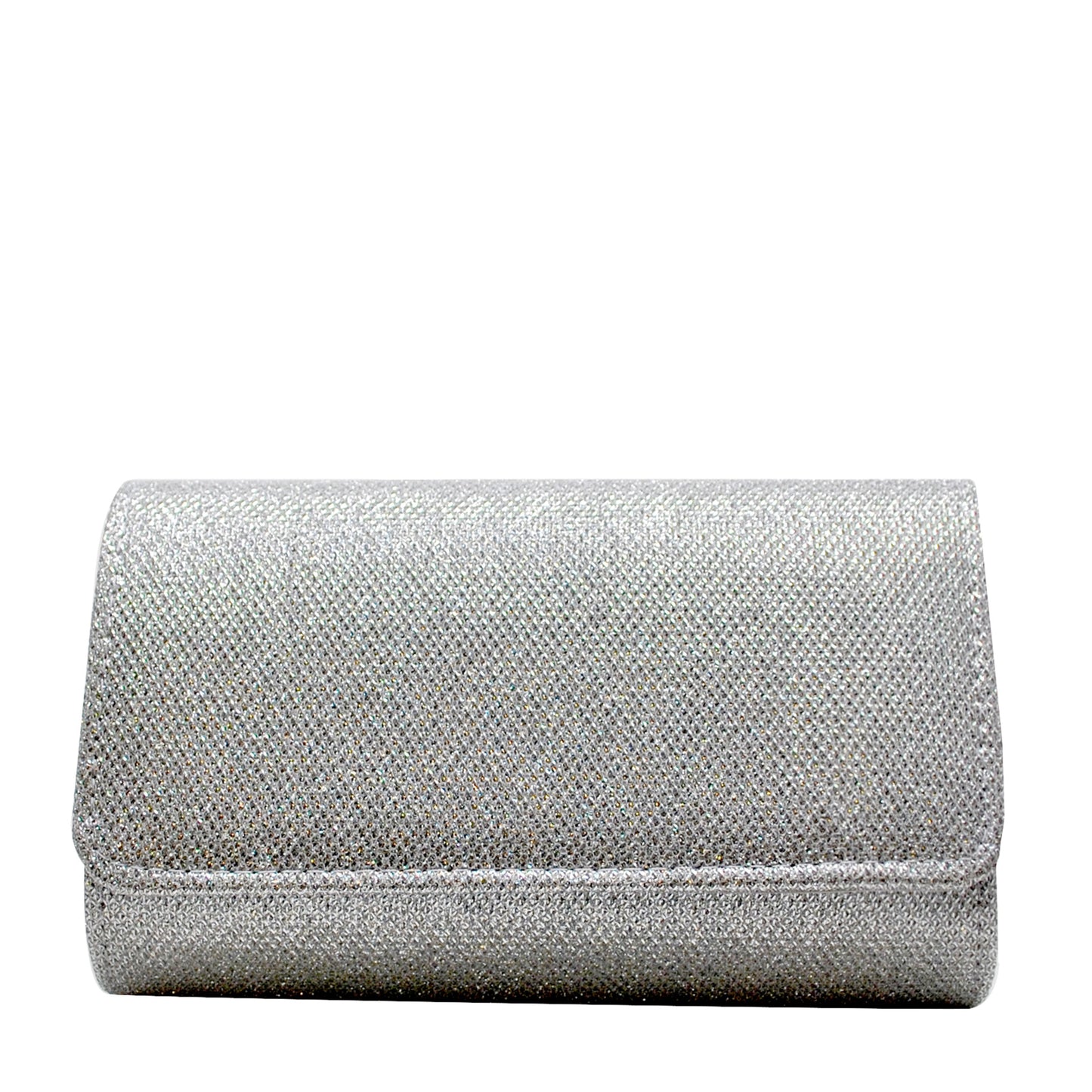 Peltz Shoes Women's La Regale Harper Clutch SILVER RL90213-SIL