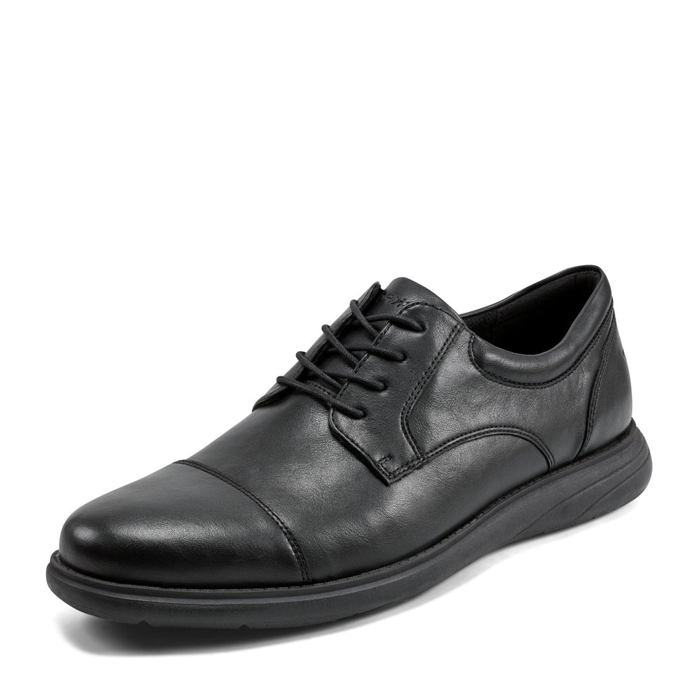 rockport leather dress shoes Amazon.com | Rockport Men's Fallo, Black Leather, 7 Medium