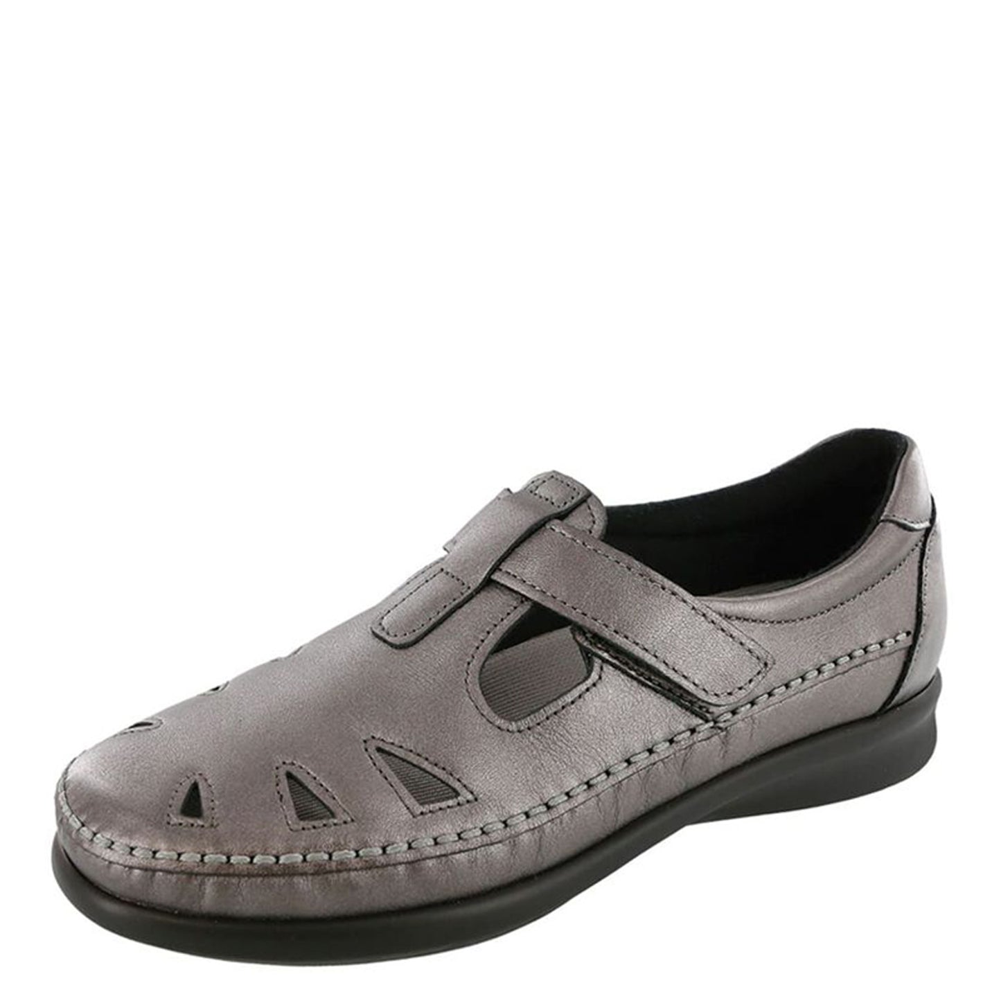 Peltz Shoes Women's SAS Roamer Slip-On PEWTER ROAMER-SANTO
