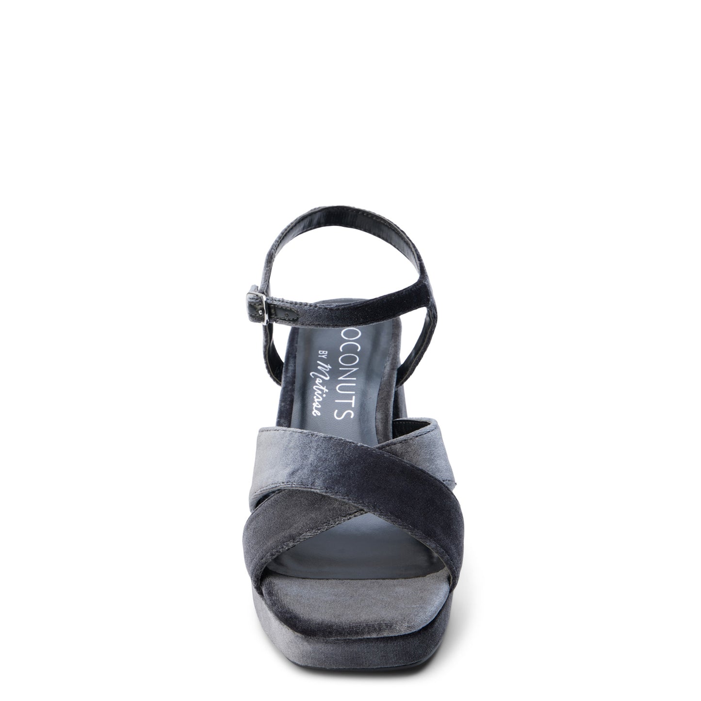 Peltz Shoes Women's Coconuts by Matisse Robin Sandal GREY VELVET ROBIN GREY VELVET