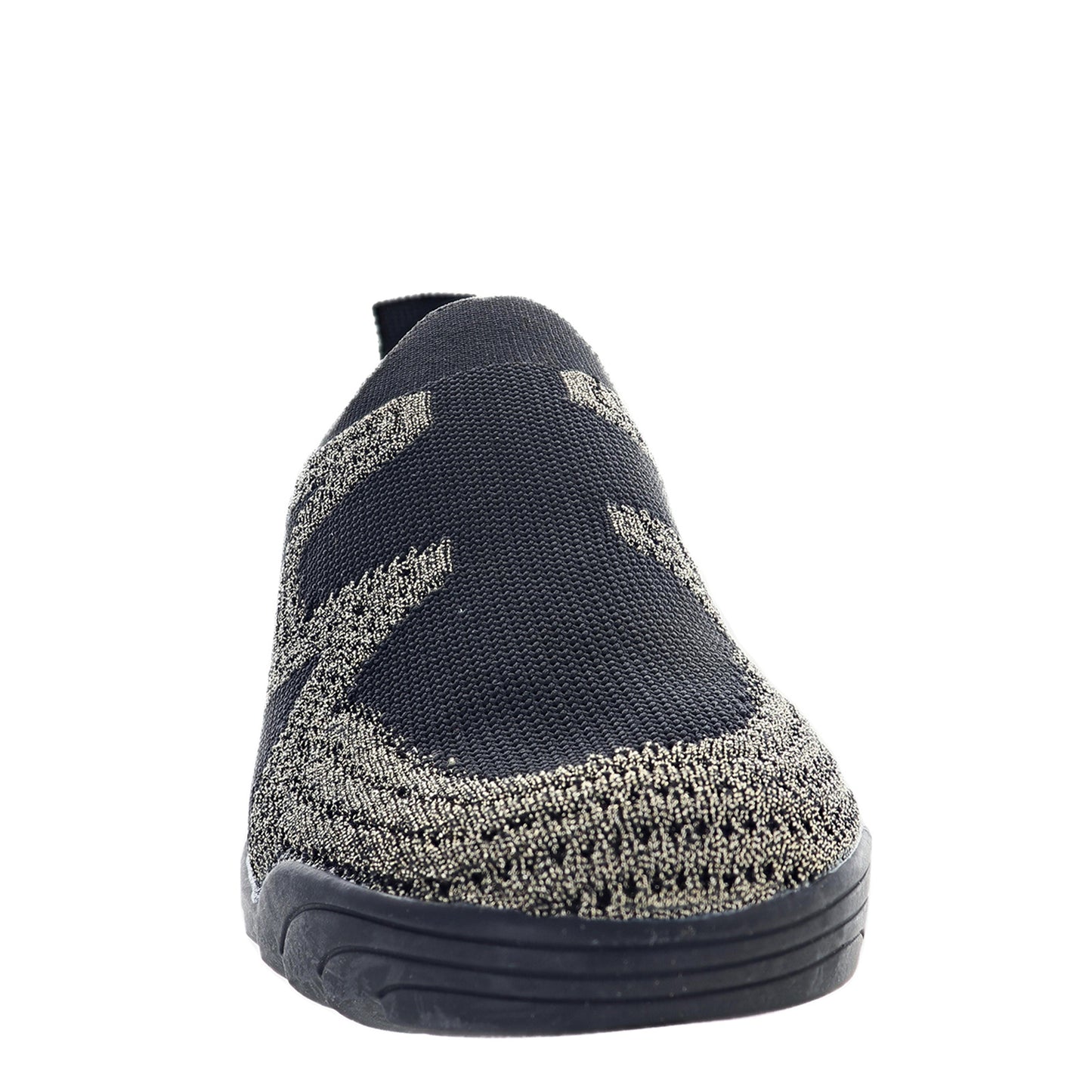 Peltz Shoes Women's Bernie Mev Romi Slip-On BLACK BRONZE ROMI BK BZE