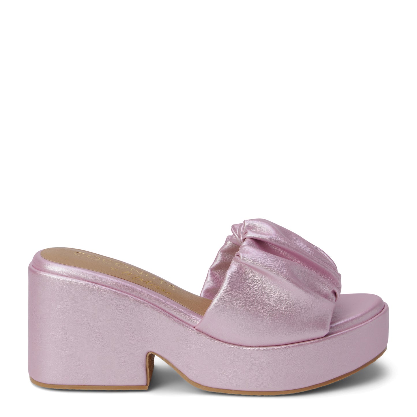 Peltz Shoes Women's Coconuts By Matisse Rue Sandal ROSE METALLIC RUE ROSE METALLIC