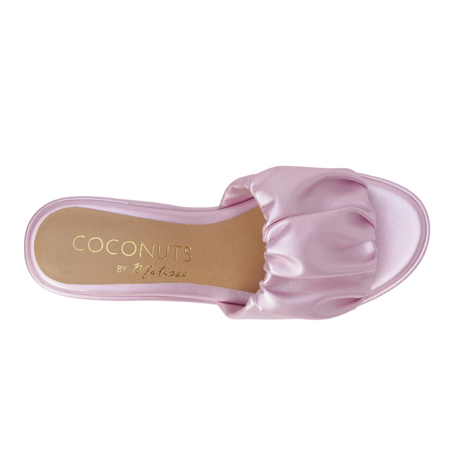 Peltz Shoes Women's Coconuts By Matisse Rue Sandal ROSE METALLIC RUE ROSE METALLIC