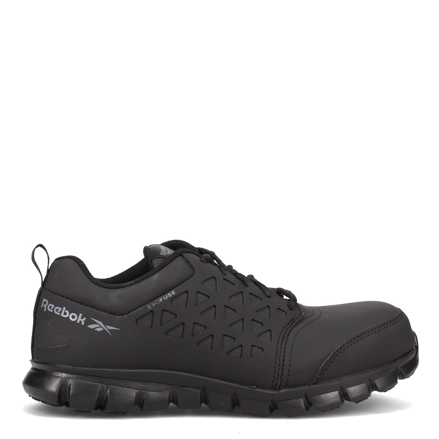 Peltz Shoes Men's Reebok Work Sublite Cush Exofuse Work Shoe BLACK RB4051