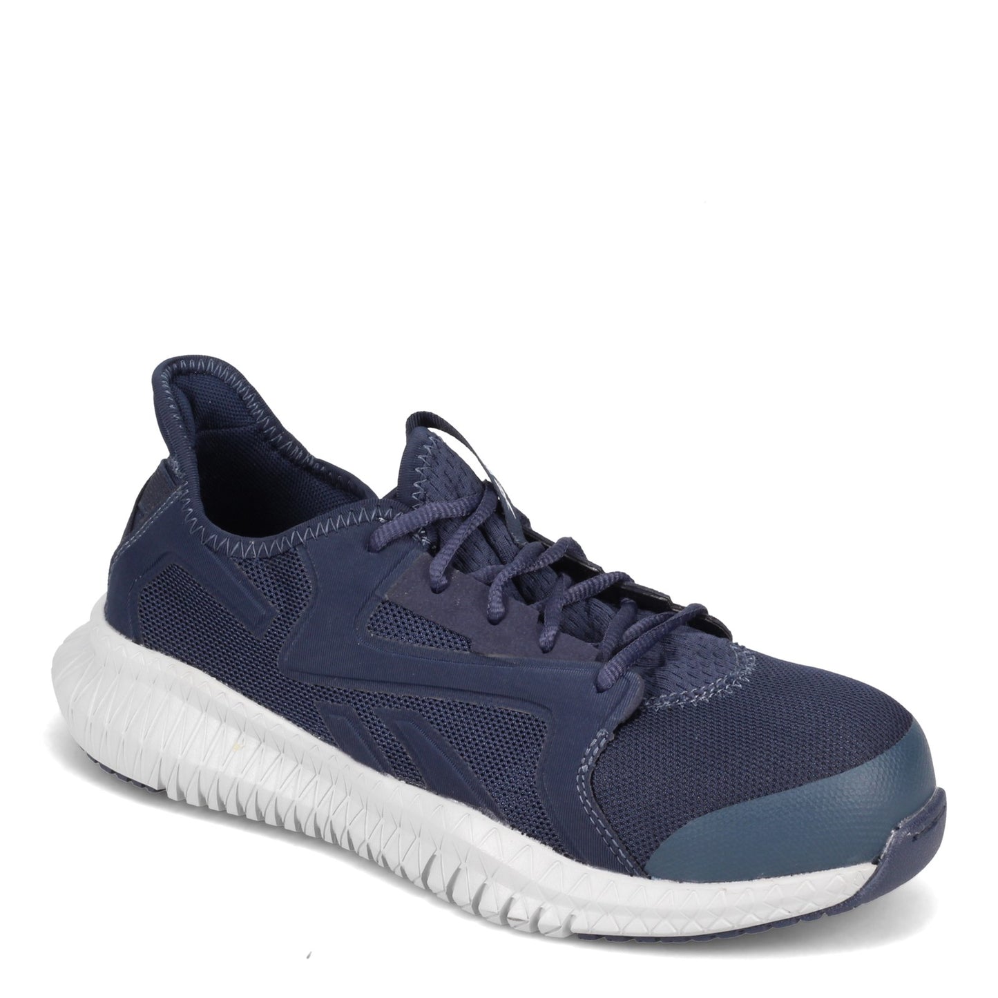 Peltz Shoes Men's Reebok Work Flexagon 3.0 Work Shoe NAVY GRAY RB4066
