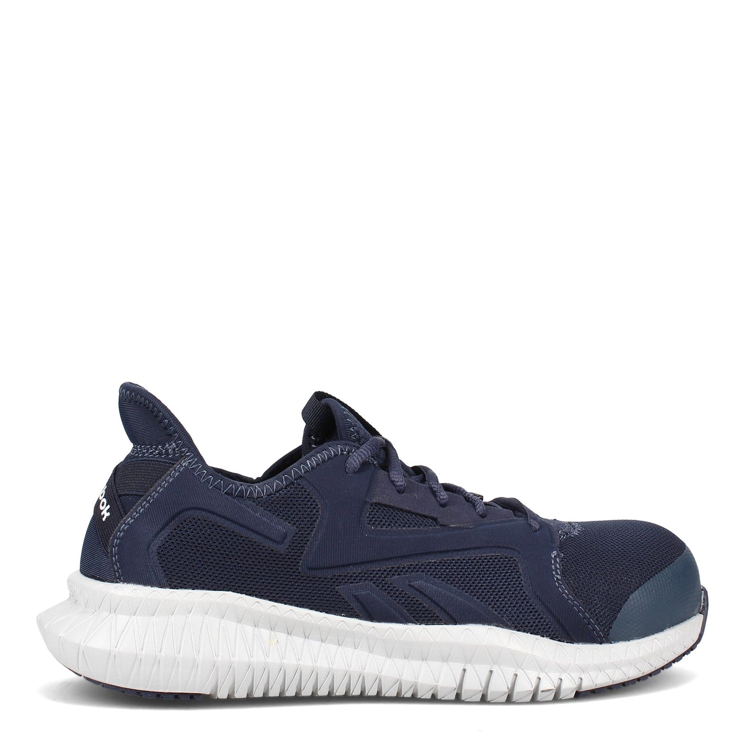 Peltz Shoes Men's Reebok Work Flexagon 3.0 Work Shoe NAVY GRAY RB4066