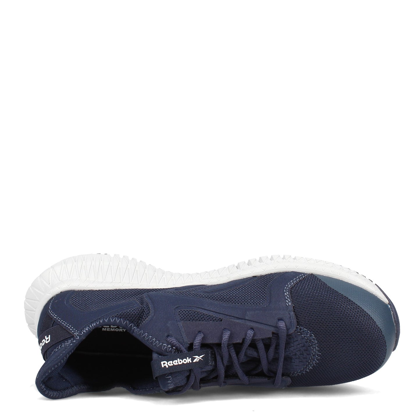 Peltz Shoes Men's Reebok Work Flexagon 3.0 Work Shoe NAVY GRAY RB4066