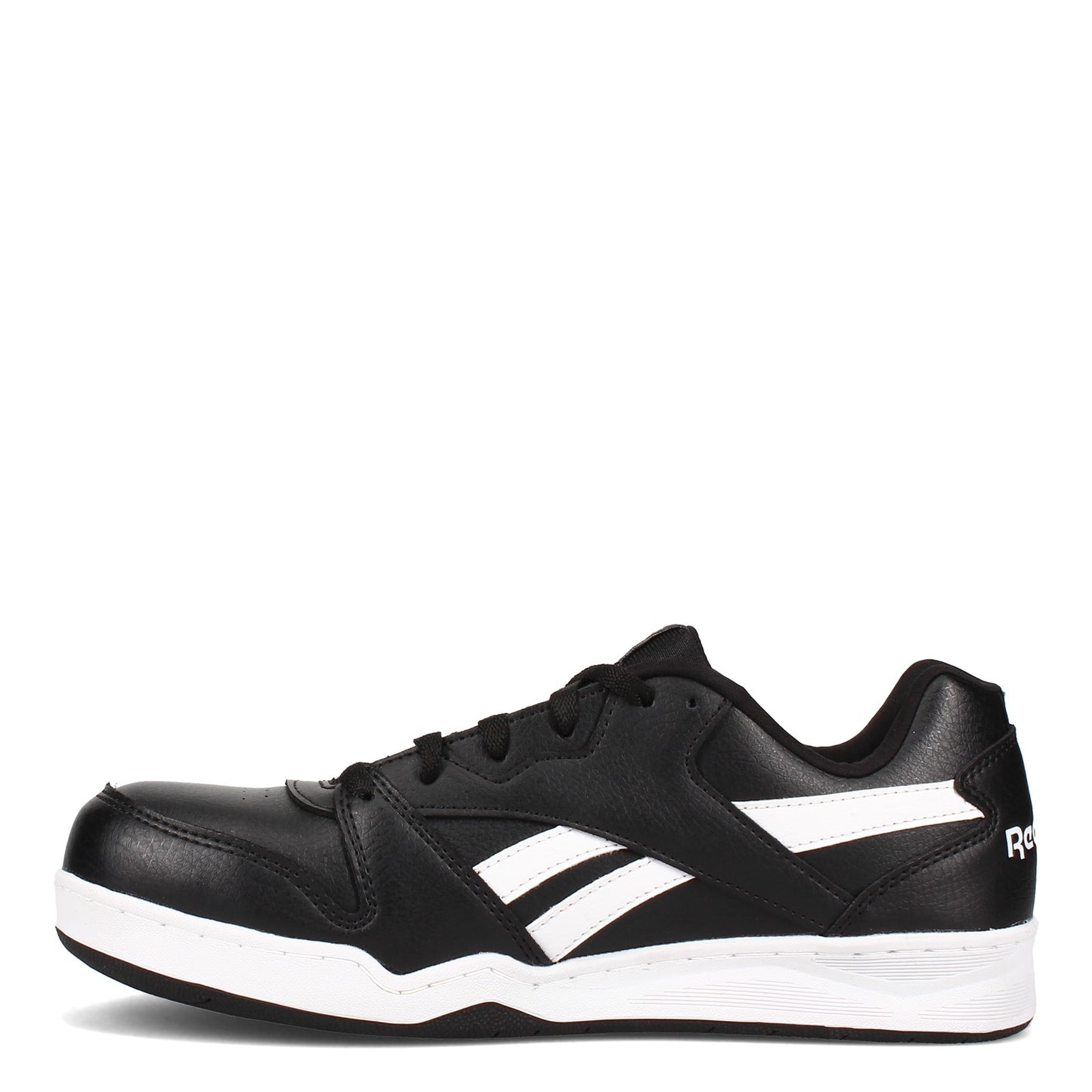Peltz Shoes Men's Reebok Work BB4500 Low Top Work Sneaker BLACK / WHITE RB4162