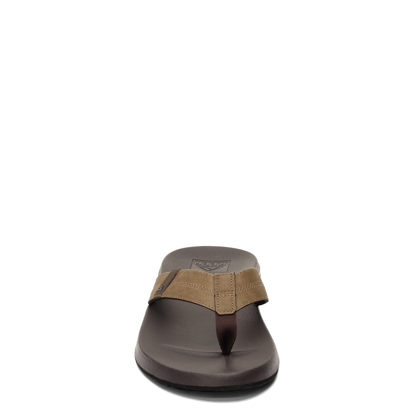 Peltz Shoes Men's Reef Cushion Bounce Thong Sandal Brown/Tan RF0A3FDI-BTN