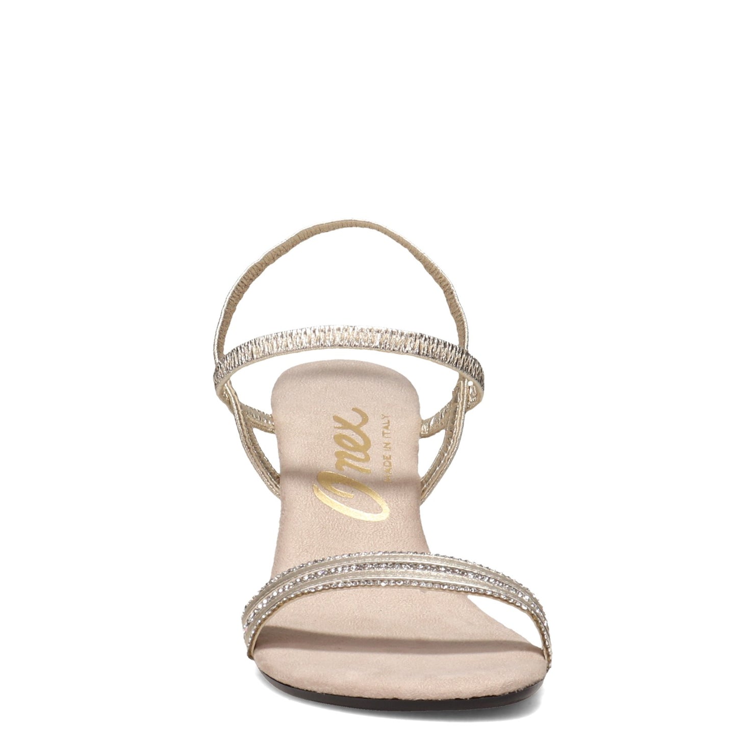Peltz Shoes Women's Onex Roxi Sandal PLATINUM ROXI-PLATINUM