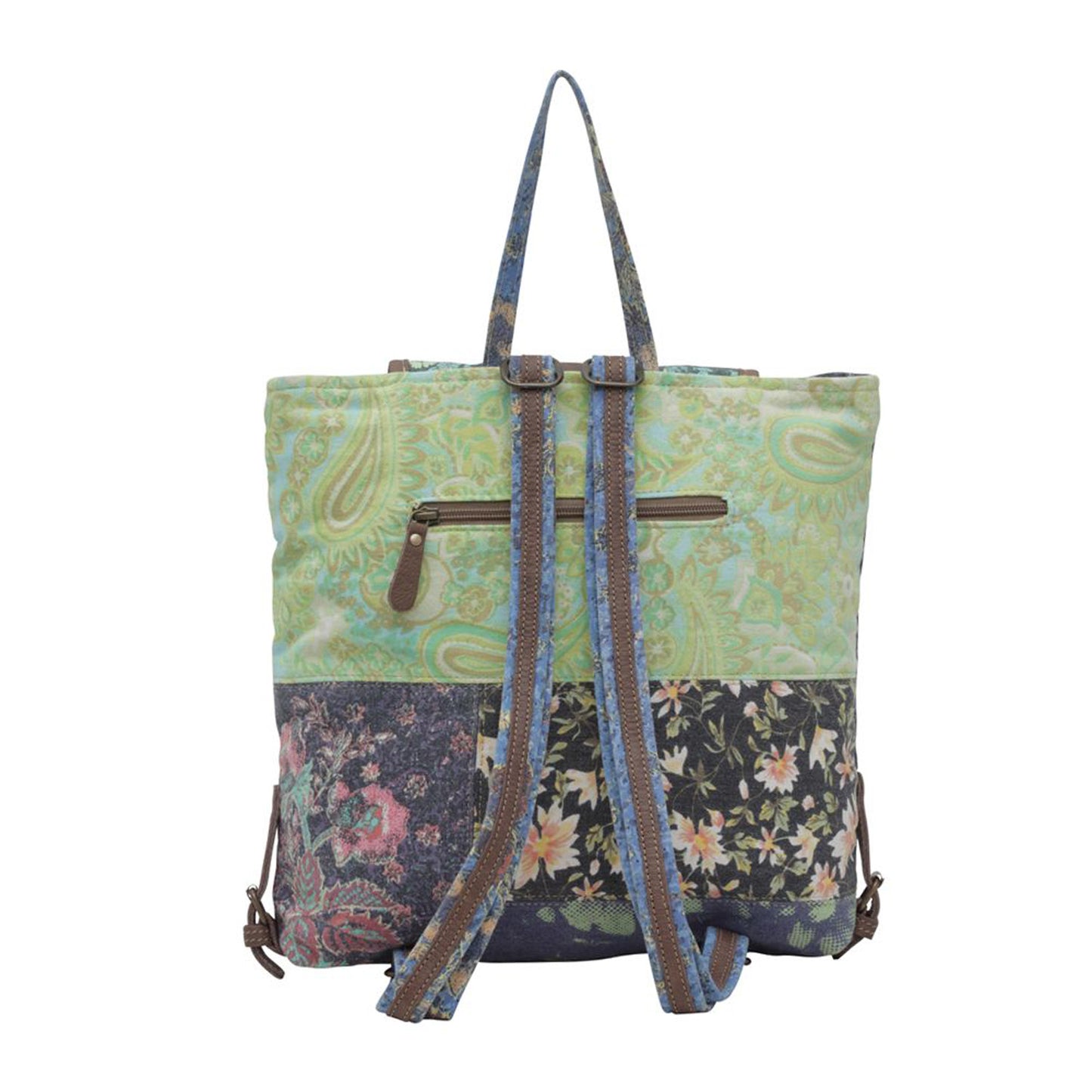 Peltz Shoes Myra Bag La Fleur Backpack MULTI FABRIC S-6391