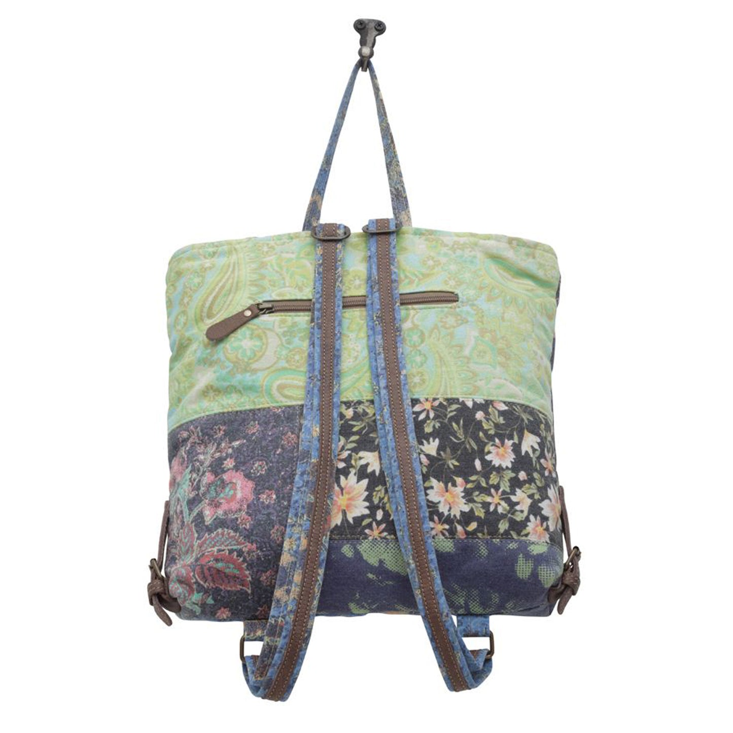 Peltz Shoes Myra Bag La Fleur Backpack MULTI FABRIC S-6391
