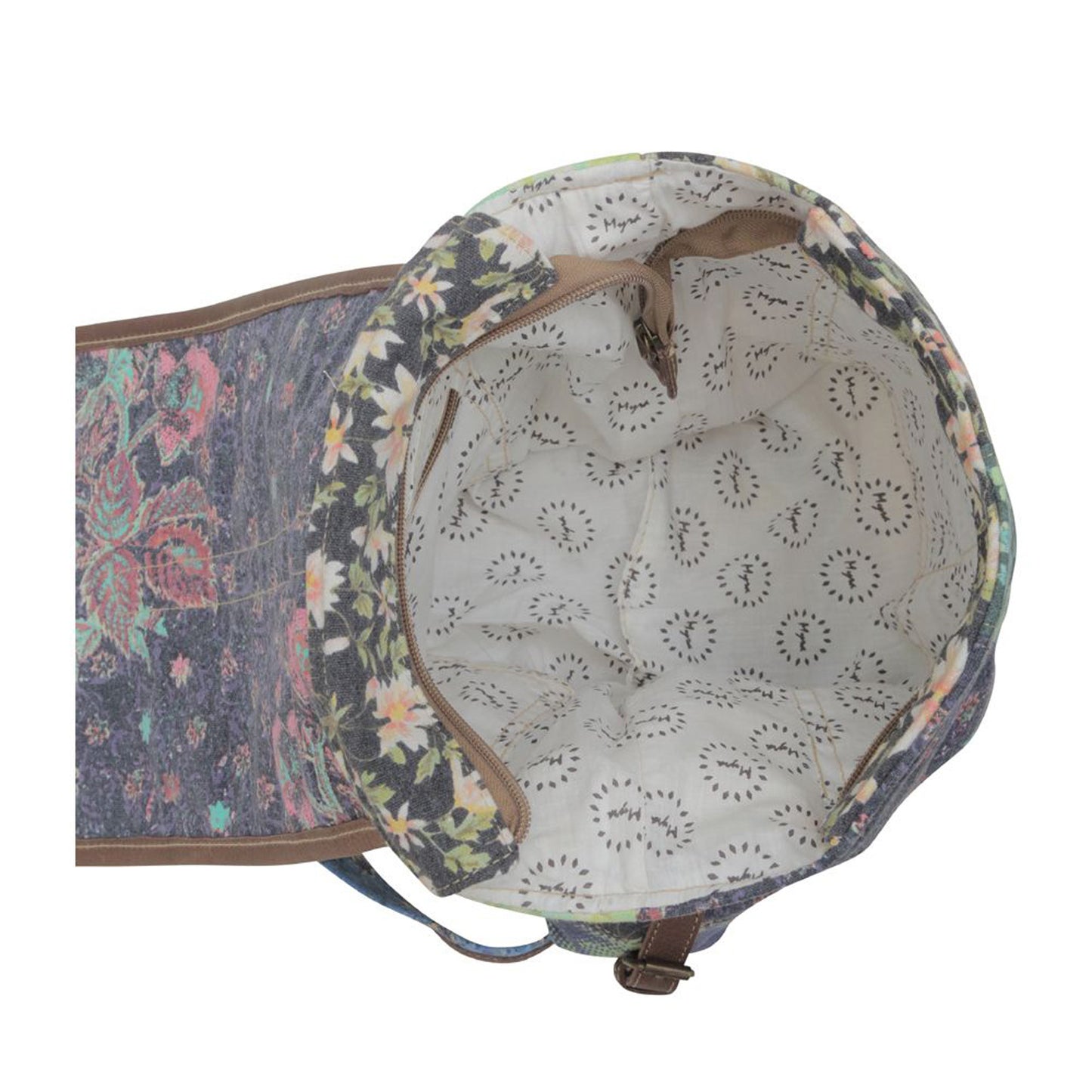 Peltz Shoes Myra Bag La Fleur Backpack MULTI FABRIC S-6391