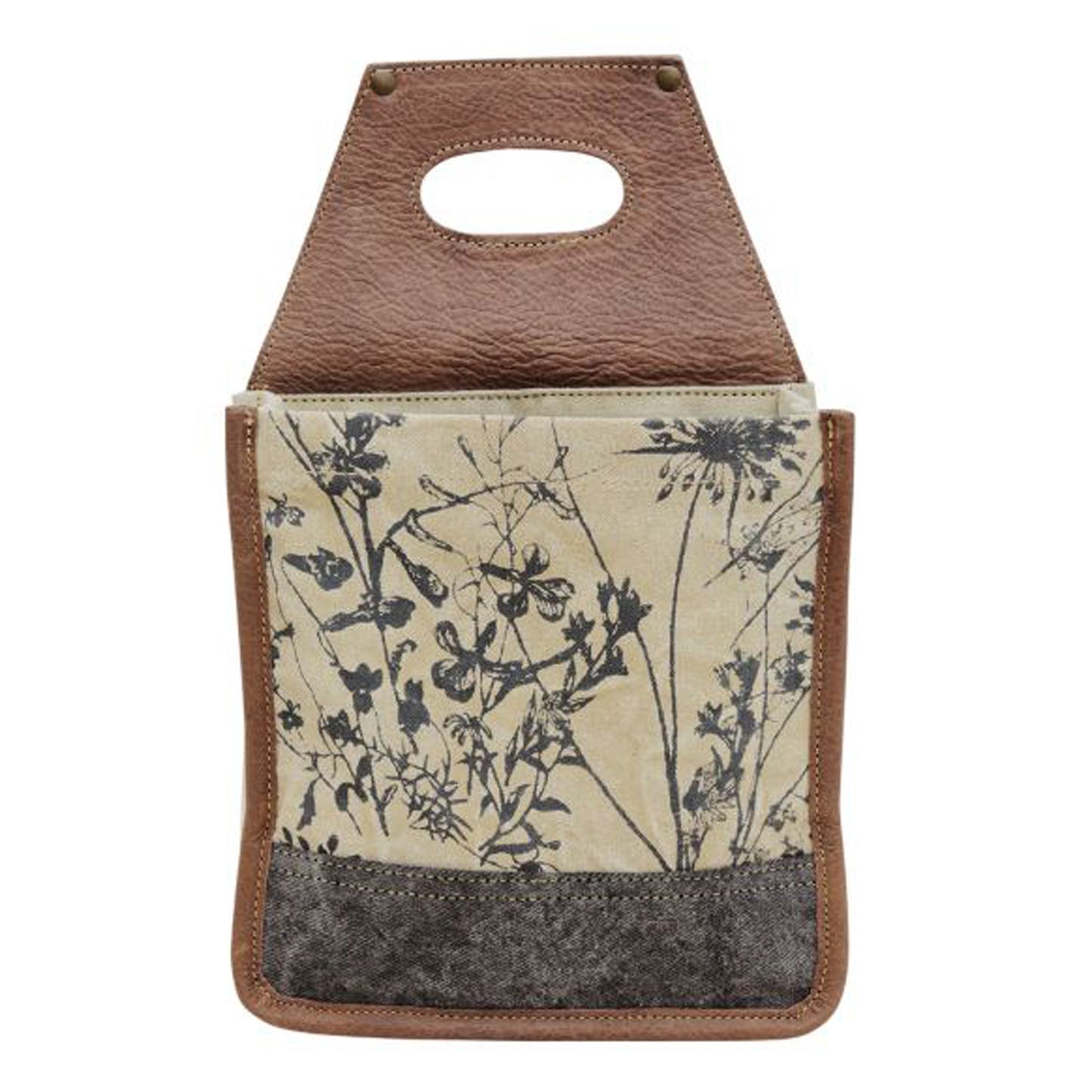 Peltz Shoes Myra Bag Village 6 Pack Beer Caddy Taupe S-6410