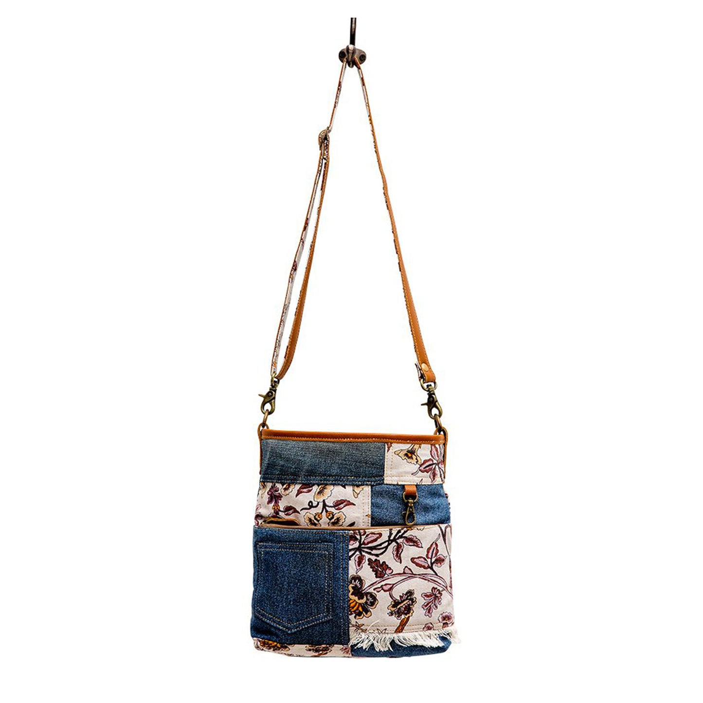 Peltz Shoes Myra Bag Traverse Crossbody Bag BLUE MULTI S-6772