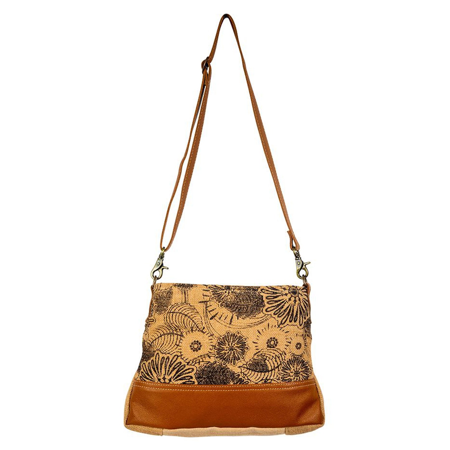 Peltz Shoes Myra Bag Western Meadow Handbag TAN MAPLE S-7304