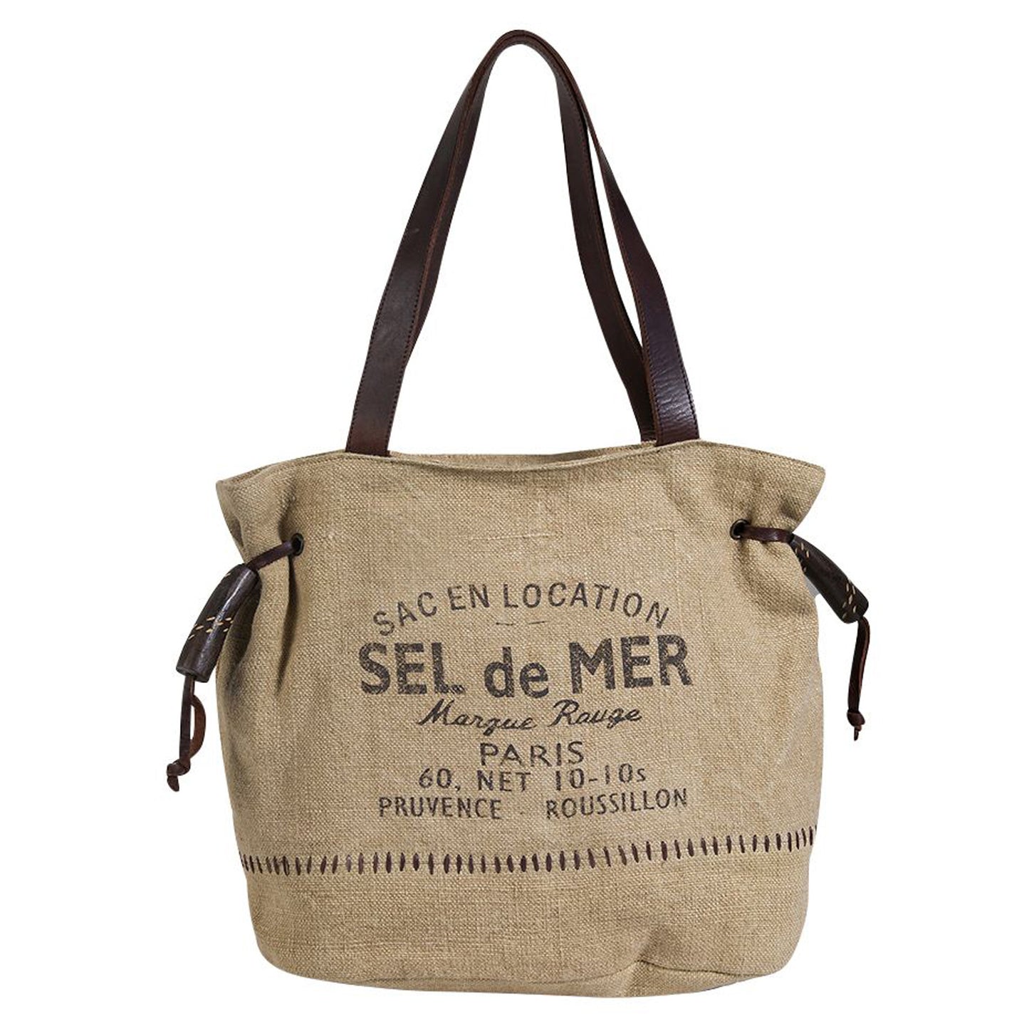 Peltz Shoes Myra Bag Sel de Mer Tote Bag NATURAL S-7528