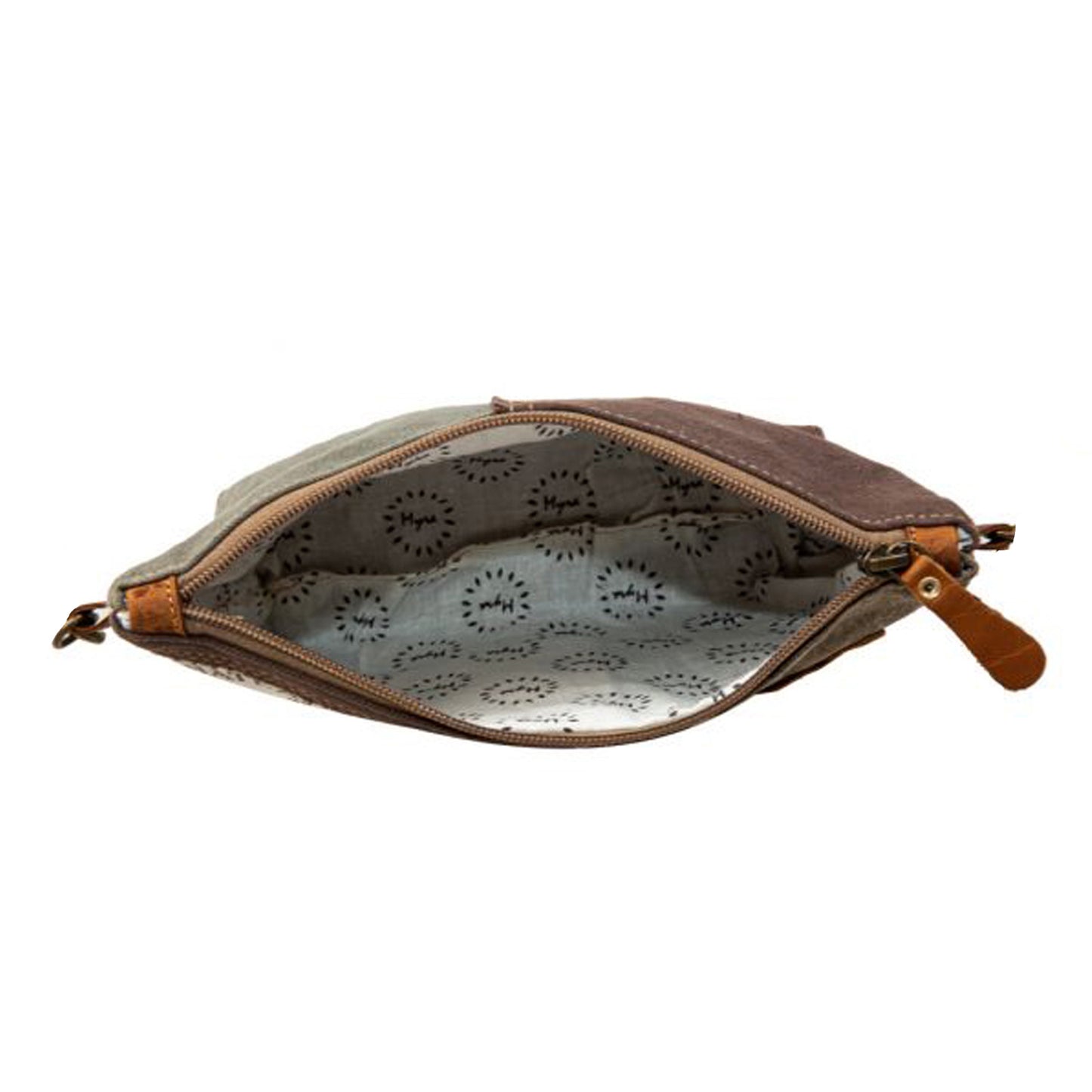 Peltz Shoes Myra Bag Francais Pathway Small Crossbody Bag Brown S-7899