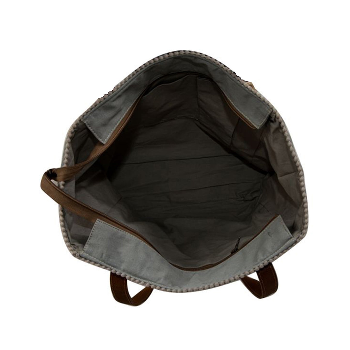Peltz Shoes Myra Bag Willow Stream Tote Grey S-8182