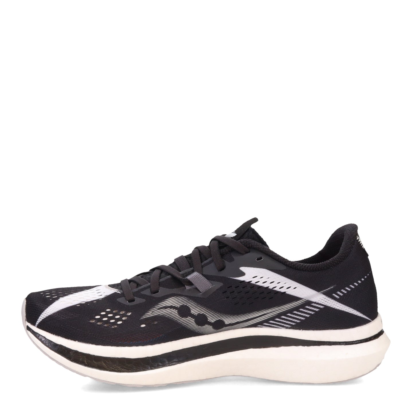 Peltz Shoes Men's Saucony Endorphin Pro 2 Running Shoe BLACK WHITE S20687-10