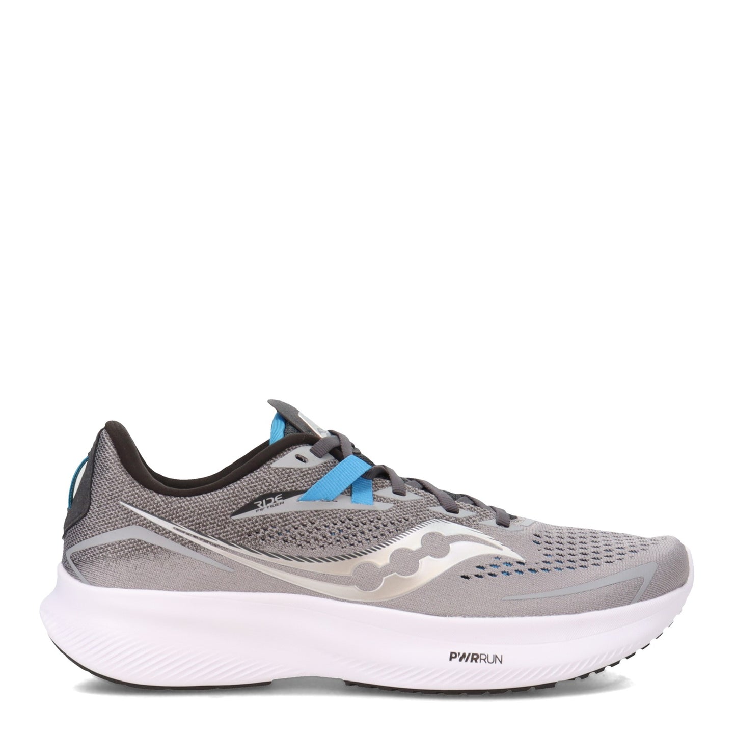 Peltz Shoes Men's Saucony Ride 15 Running Shoe ALLOY S20729-15