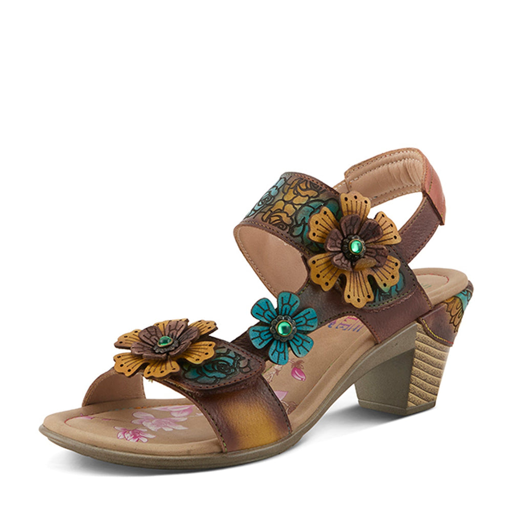 SALE! Spring 春うらら ミモザとアストランティアのブランコ Women's L'Artiste By Spring Step, Salira Sandal — Peltz Shoes
