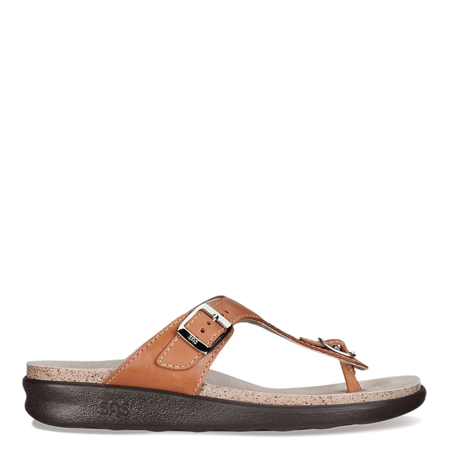 Peltz Shoes Women's SAS Sanibel Thong Sandal CARAMEL SANIBEL CARAMEL
