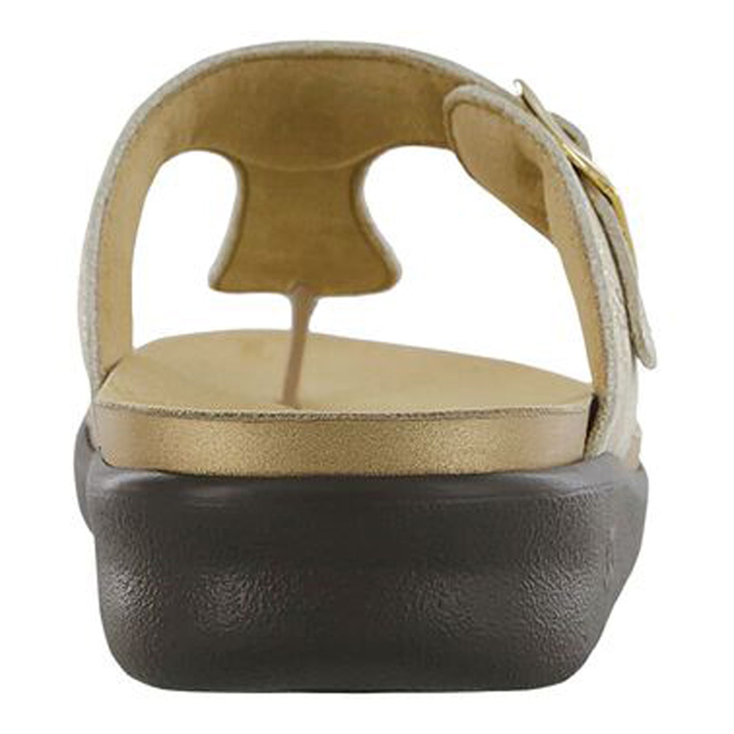 Peltz Shoes Women's SAS Sanibel Thong Sandal GOLD SHINY SANIBEL GOLD