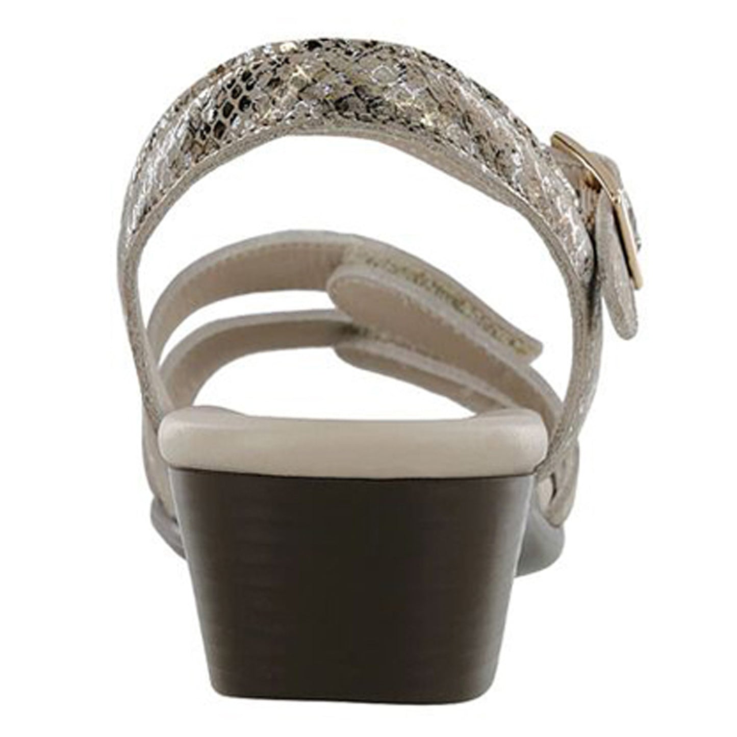 Peltz Shoes Women's SAS Savanna Sandal GOLD SNAKE SAVANNA GOLD
