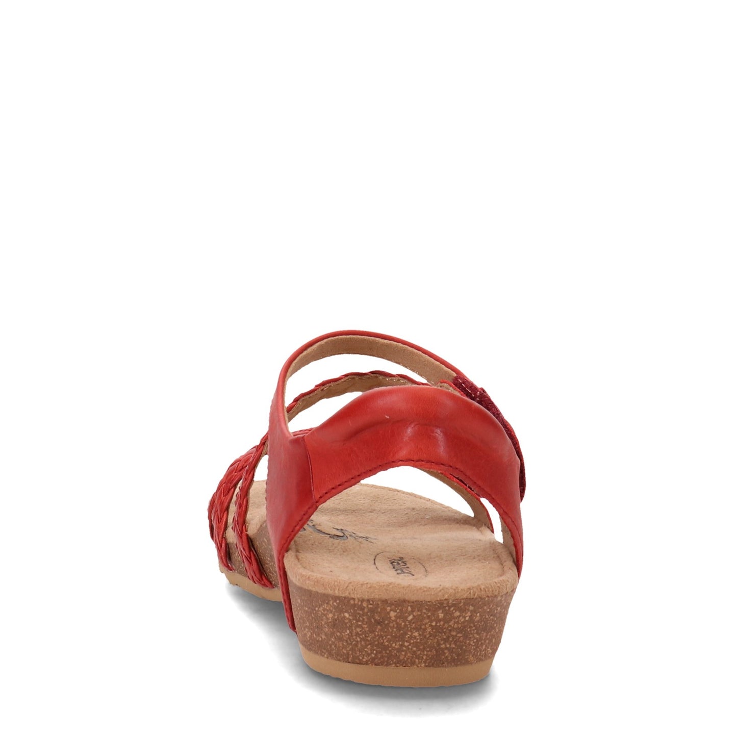 Peltz Shoes Women's Aetrex Jillian Sandal RED SC368