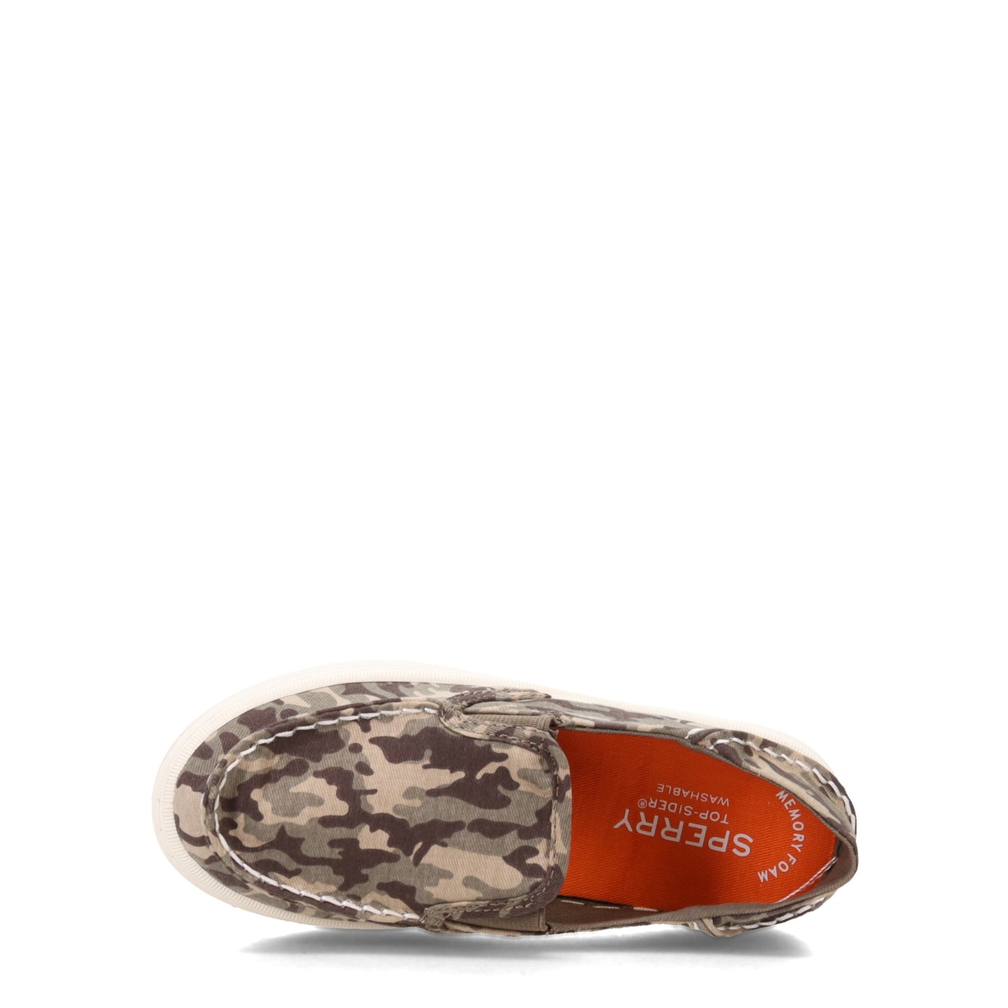 Peltz Shoes Boy's Sperry Salty Washable Slip-On - Little Kid & Big Kid CAMO SCK265474