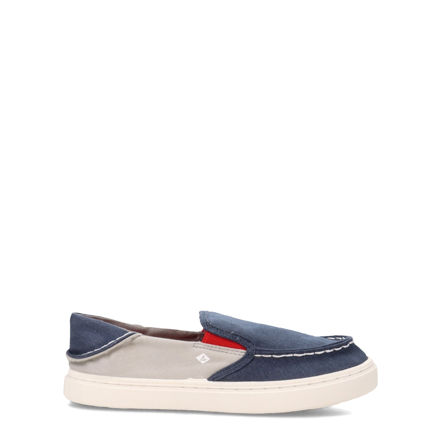 Peltz Shoes Boy's Sperry Salty Washable Slip-On - Little Kid & Big Kid NAVY SCK265987