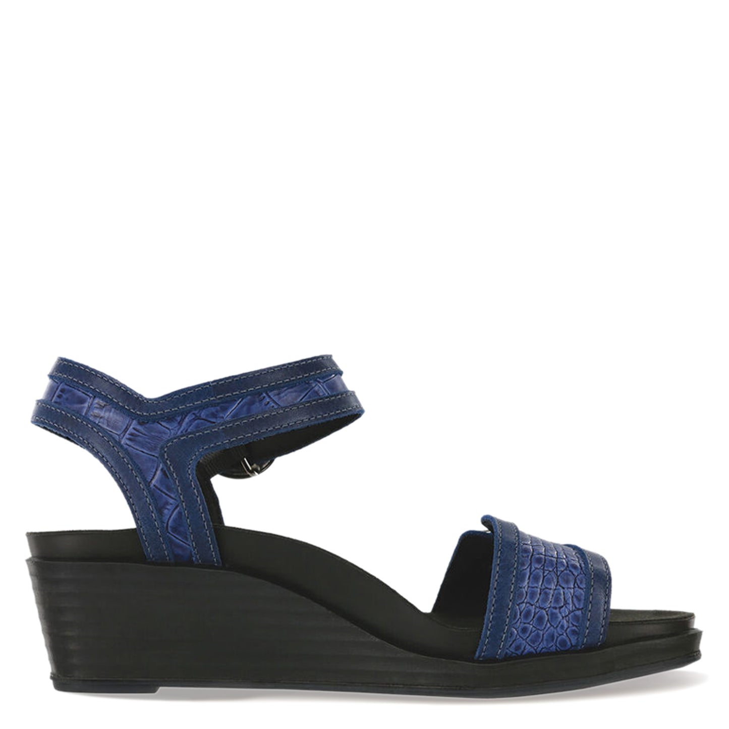 Peltz Shoes Women's SAS Seight Sandal BLUE SEIGHT-CASPIAN