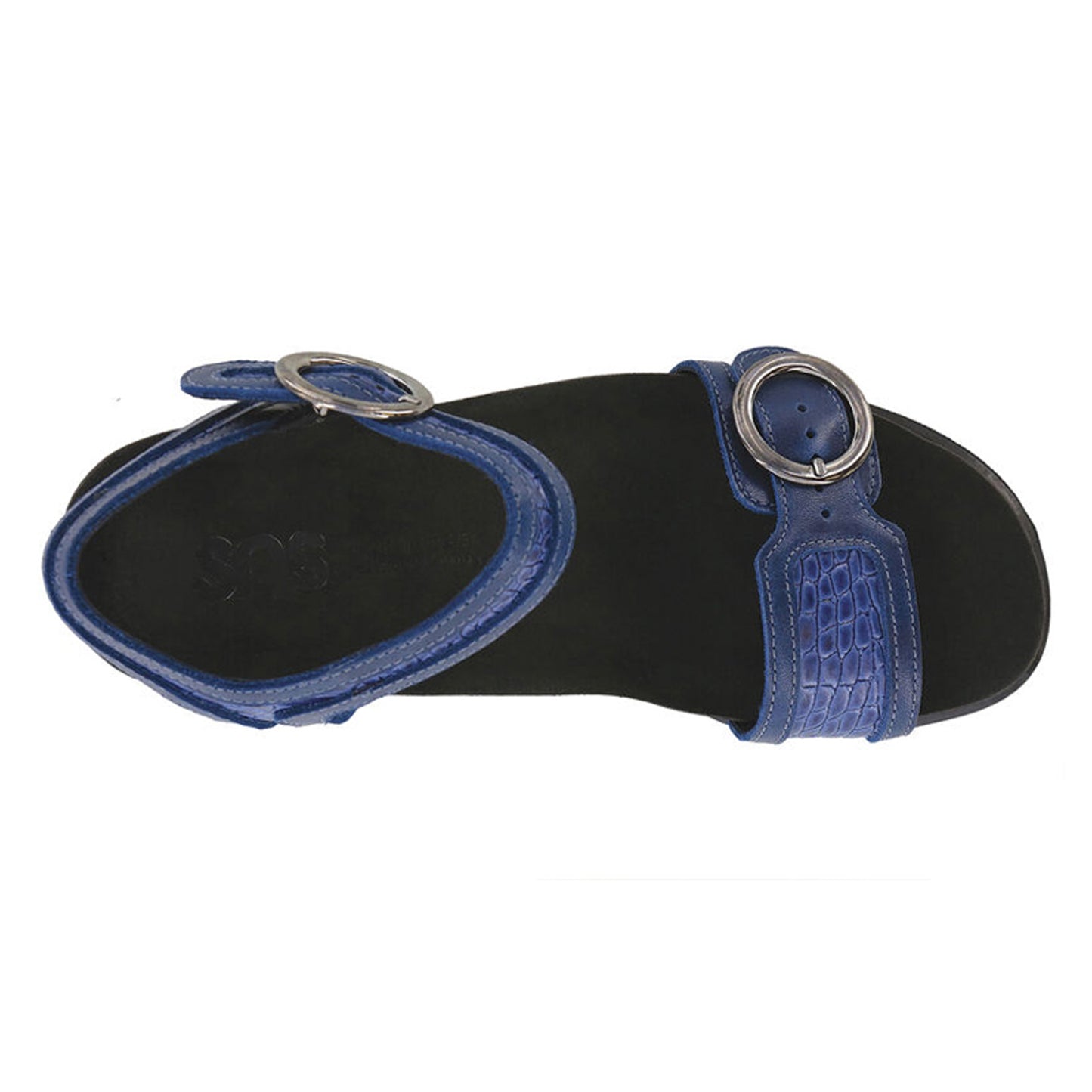 Peltz Shoes Women's SAS Seight Sandal BLUE SEIGHT-CASPIAN