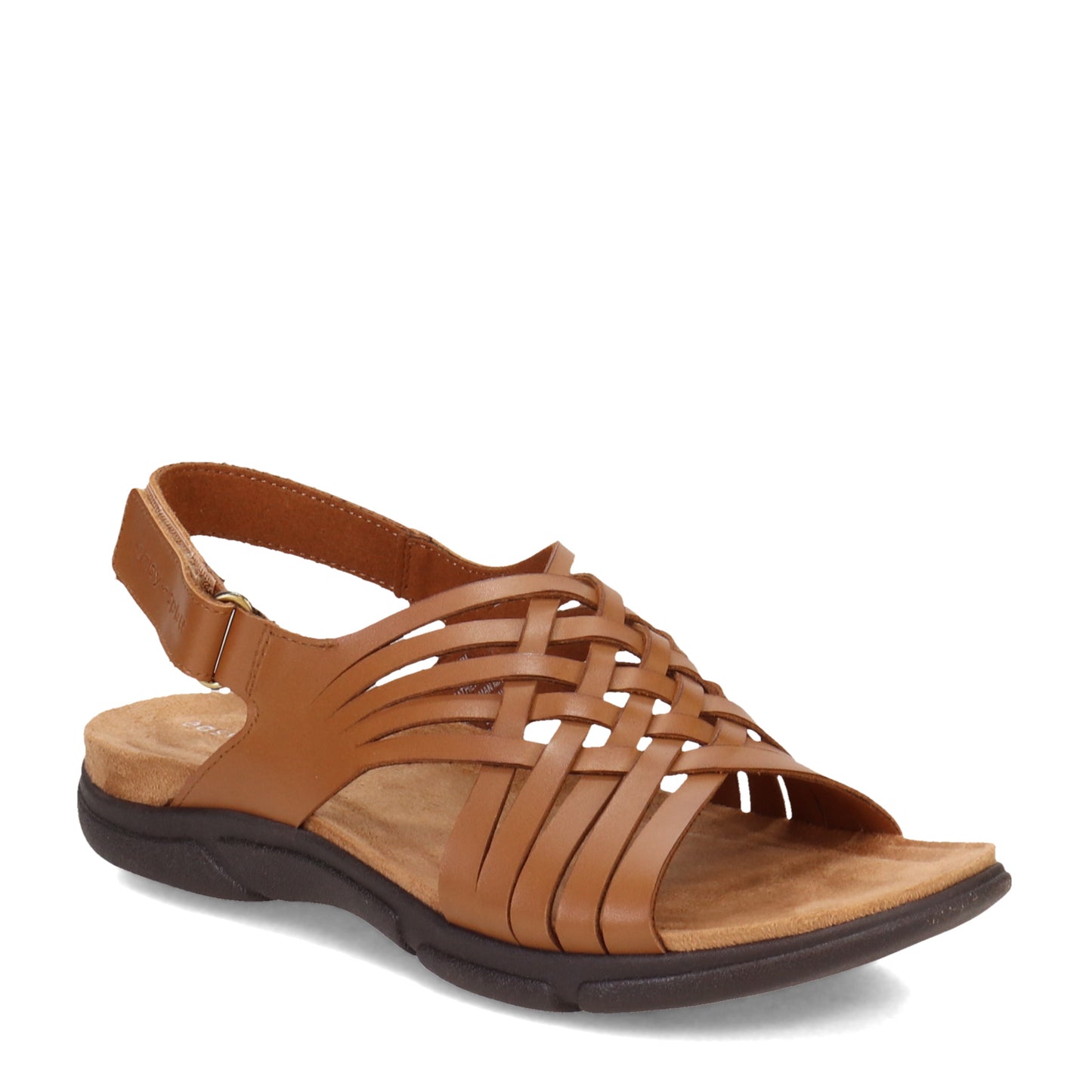 Peltz Shoes Women's Easy Spirit Mar Sandal BROWN SEMAR-MBR01