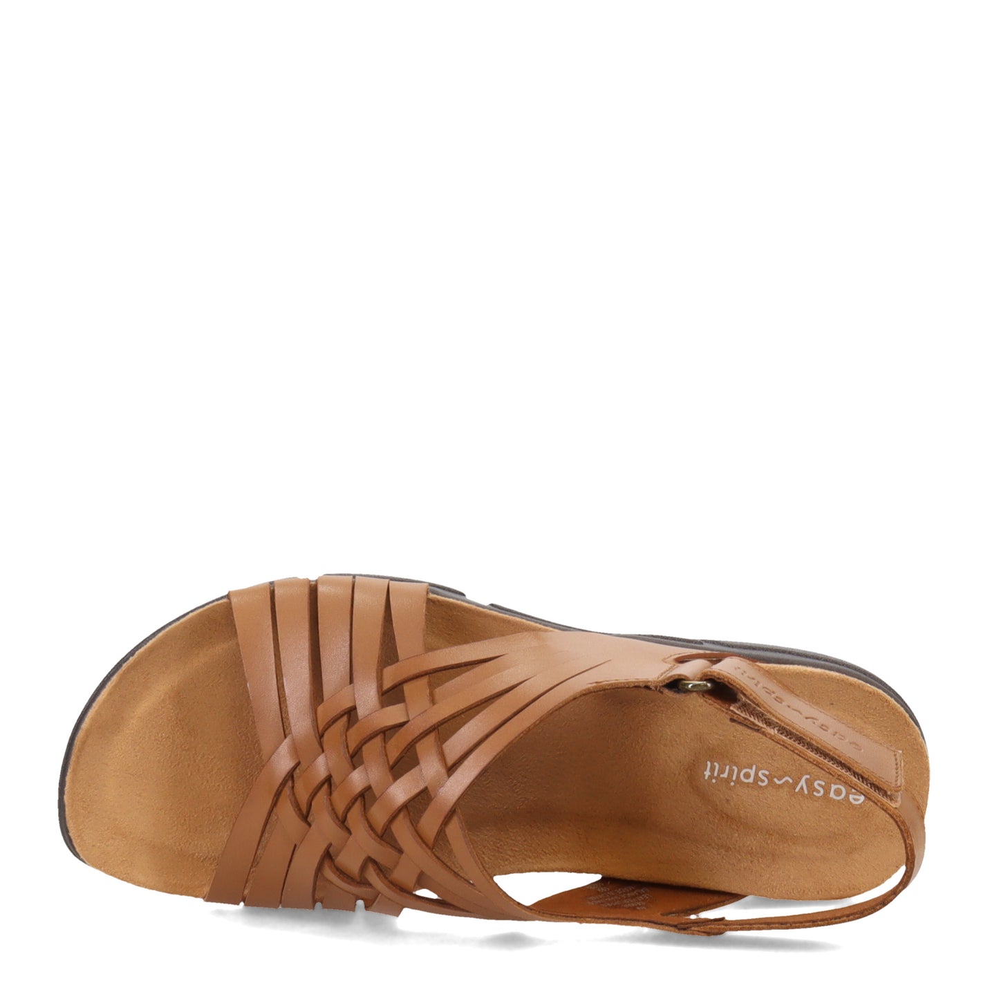 Peltz Shoes Women's Easy Spirit Mar Sandal BROWN SEMAR-MBR01