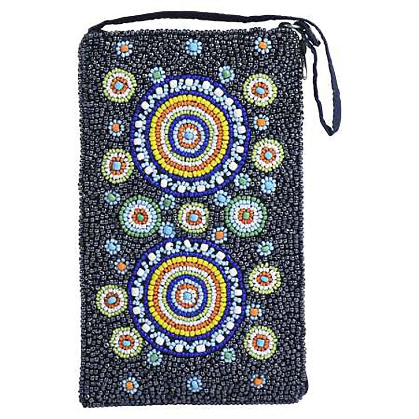 Peltz Shoes Bamboo Trading Company Mosaic Club Bag MULTI SHB723