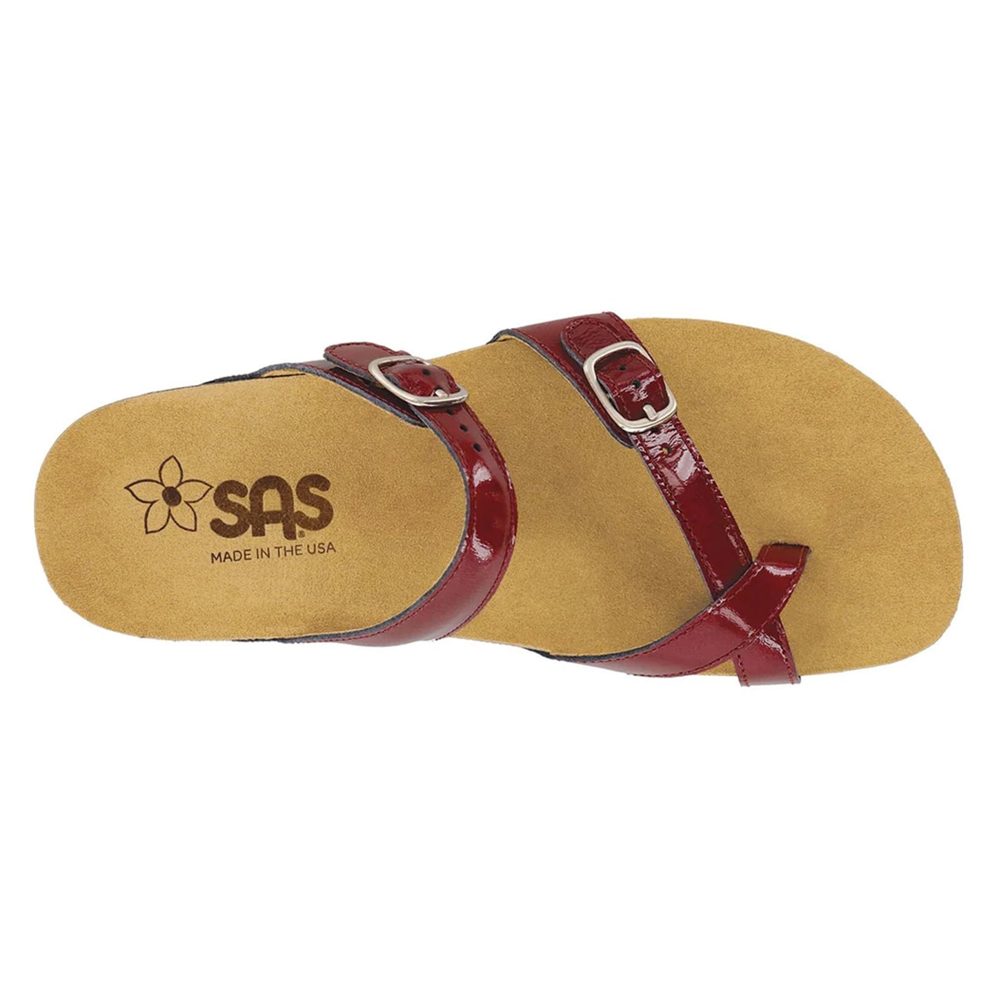 Peltz Shoes Women's SAS Shelly Sandal LIPSTICK SHELLY LIPSTICK