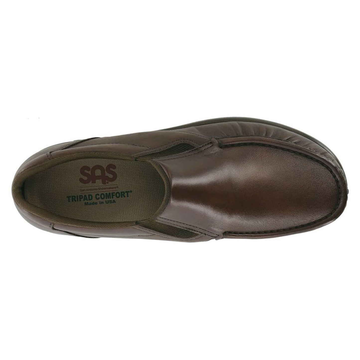Peltz Shoes Men's SAS Sidegore Loafer BROWN SIDEGORE BROW