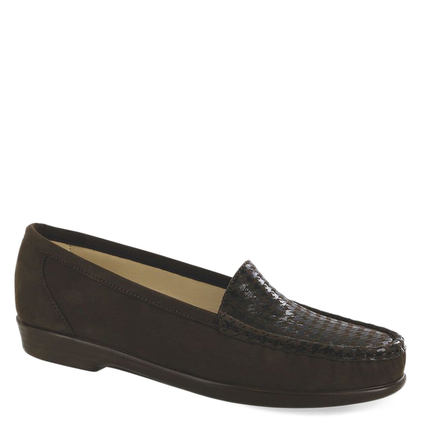 Peltz Shoes Women's SAS Simplify Loafer BROWN TETRIS SIMPLIFY BRNTET