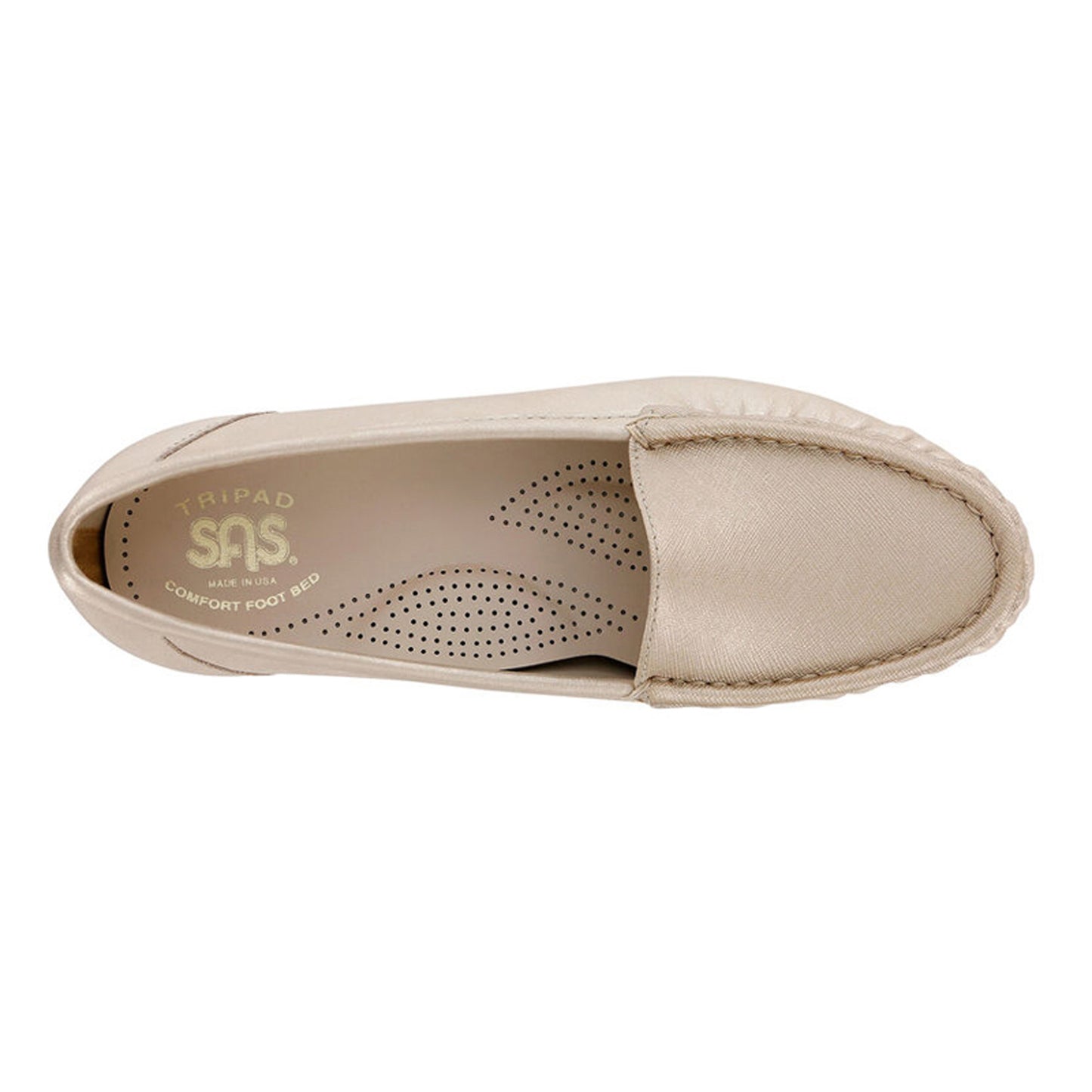 Peltz Shoes Women's SAS Simplify Loafer GOLD SIMPLIFY GLD