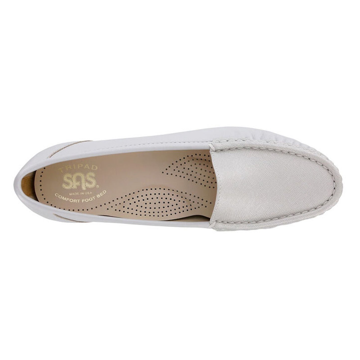 Peltz Shoes Women's SAS Simplify Loafer SILVER LIGHT SIMPLIFY SILCLD