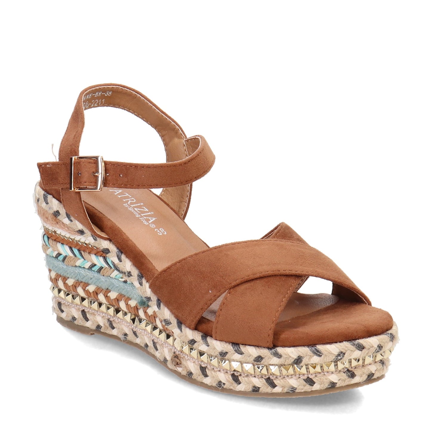 Peltz Shoes Women's Patrizia Sloane Sandal Brown SLOANE-BR