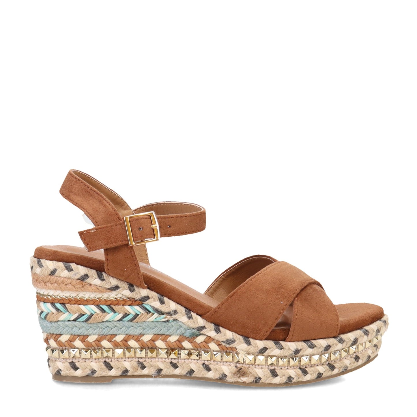 Peltz Shoes Women's Patrizia Sloane Sandal Brown SLOANE-BR