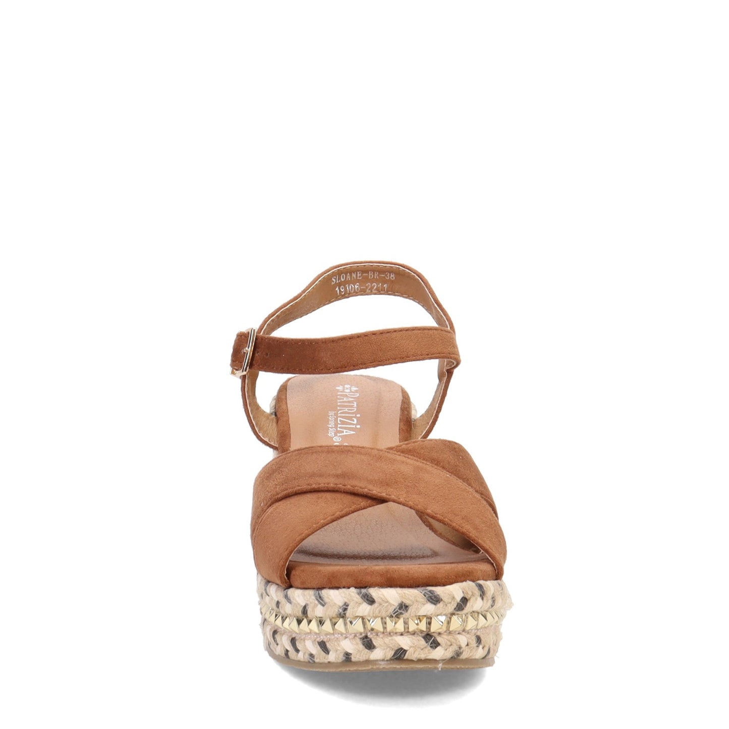 Peltz Shoes Women's Patrizia Sloane Sandal Brown SLOANE-BR