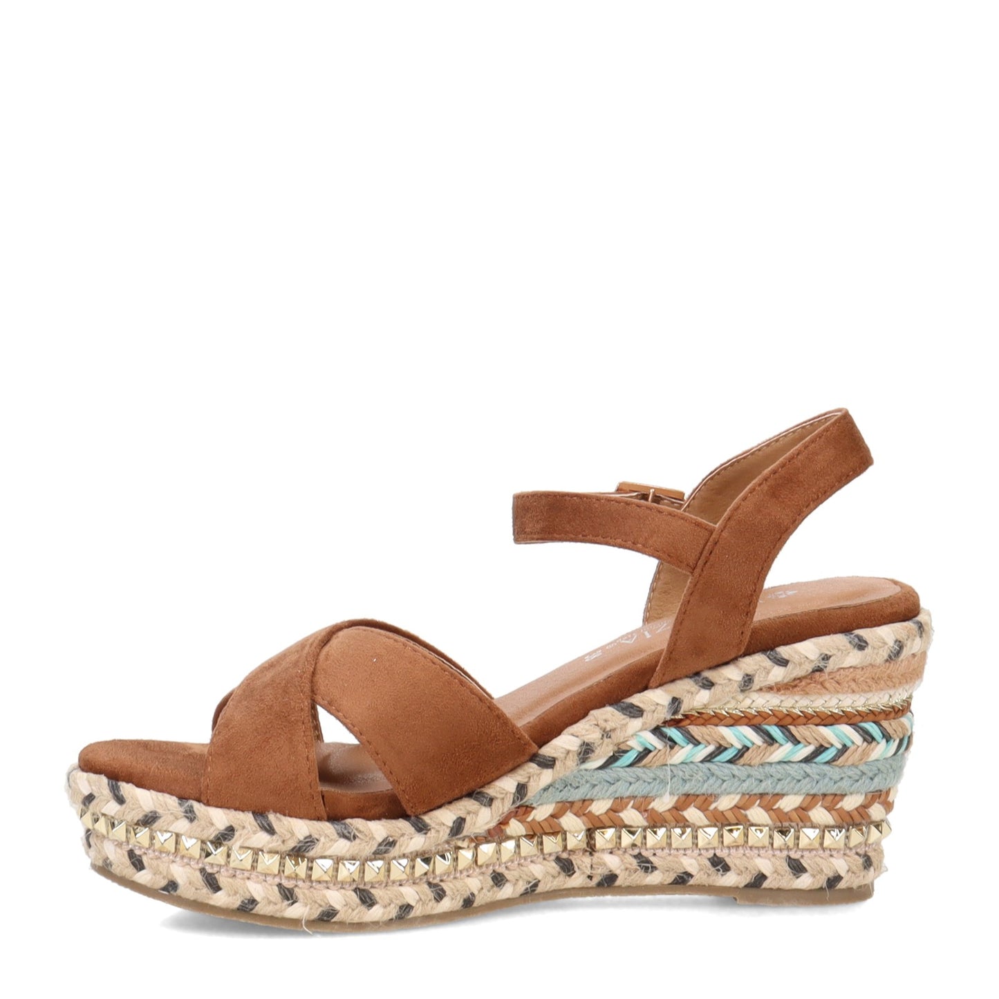 Peltz Shoes Women's Patrizia Sloane Sandal Brown SLOANE-BR